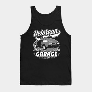 Delorean Garage Tank Top